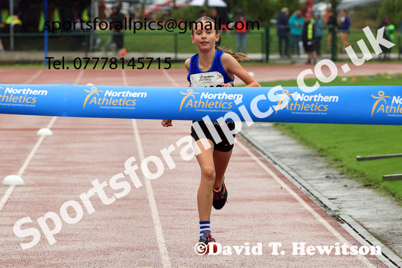 Girls Under-13s 2025 Northern Athletics Autumn Road Relays, Leigh, Lancashire. Photo: David T. Hewitson/Sports for All Pics